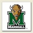 Tile Trivet 965 ~Marshall University~ 6 inch x 6 inch [Kitchen]