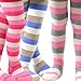 TeeHee Little Girls and Toddlers Fashion Tights 3 Pair Pack (3-5 Years, Stripes)