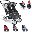 Baby Jogger City Series Jogging Stroller - Double 12 in. (Jet Black - 67060)