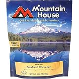 Mountain House Seafood Chowder Freeze Dried 2 Person Pouch - Like MRE Food / Meal for Hiking, Camping, Fishing, Hunting and Outdoor Recreation