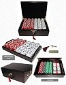 Trademark Poker 500-Piece Dice Chip Set in Mahogany Case