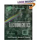 Click here to buy Introductory Electromagnetics by  Zoya Popovic and Branko D. Popovic.