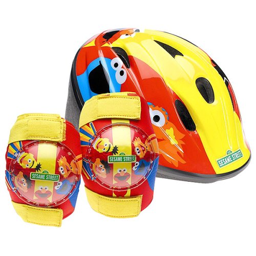 Bell Let's Ride Toddler Helmet and Pads Fun Pack - Red
