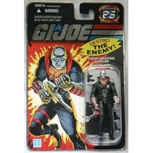 G.I. JOE Hasbro 25th Anniversary 3 3/4" Wave 4 Action Figure Destro [Enemy Weapons Supplier]