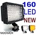 NEEWER� 160 LED CN-160 Dimmable Ultra High Power Panel Digital Camera / Camcorder Video Light, LED Light for Canon, Nikon, Pentax, Panasonic,SONY, Samsung and Olympus Digital SLR Cameras