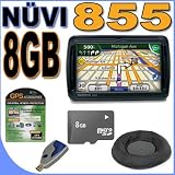 Garmin Nuvi 855 Portable GPS Vehicle Navigation System w/ 4.3