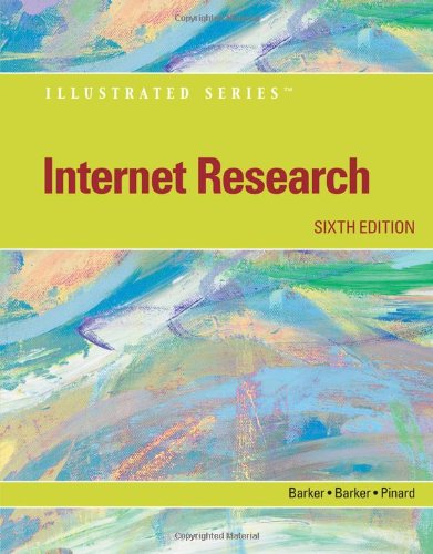 cheap Internet Research Illustrated (Illustrated (Course Technology))