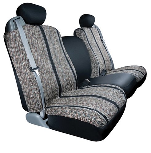 Saddleman S 029241-01 Custom Made Front Bench / Backrest Seat Cover - Saddleblanket Fabric, Black