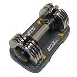 Reebok Speed Pac 25-Pound Adjustable Single Dumbbell