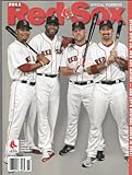2011 Boston Red Sox Official Yearbook Adrian Gonzalez, David Ortiz, Carl Crawford, Kevin Youkilis Cover
