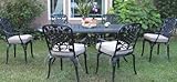 Outdoor Cast Aluminum Patio Furniture 7 Piece Dining Set F CBM1290