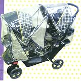 Deluxe Tandem Rain Cover by Comfy Baby