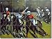 The Sport of Kings by Jann Harrison - Horses Polo Ceramic Tile Mural 18 x 24 Kitchen Shower Backsplash