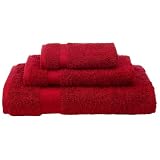 Review Aegean Apparel  / Egyptian Towel 3-pc. Set - Brick Red