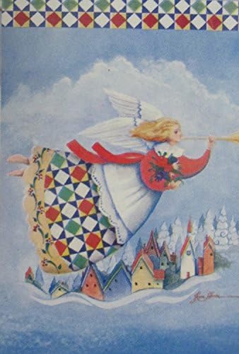 Jim Shore Angel Winter House Flag