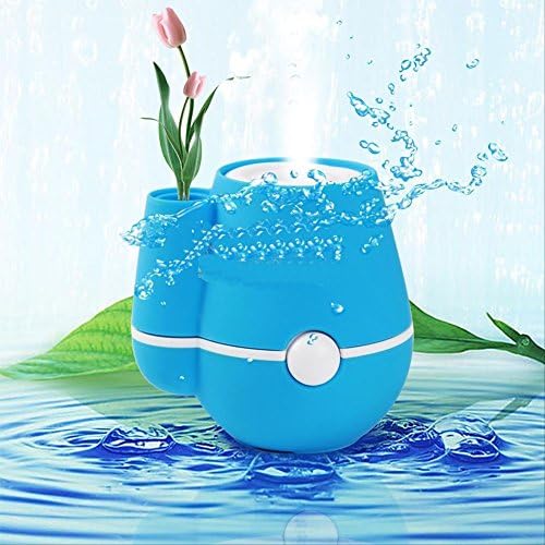 220ml Mini USB Ultrasonic Cool Mist Humidifier Vase Air Purifier Aroma Diffuser (Blue)