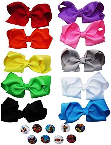 Multi-color Alligator Hair Clips Choose From 11 Character-theme Sets (Inside Out, Mickey Mouse, Minions, Dora, Star Wars, Sponge Bob, Fairies, My Little Pony, Lego, Disney Princesses, Angry Birds) (Minions)