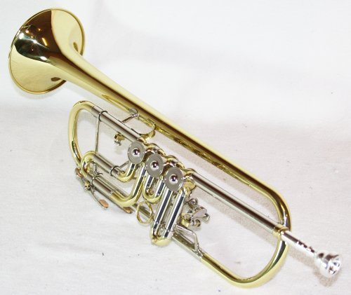 Bb Konzert Trompete mit Koffer, Drehventile!