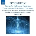 Penderecki : Oeuvres pour violoncelle et orchestre