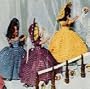WEDDING BRIDESMAID DOLL ~ A Vintage 1951 Dress Crochet Pattern for Duchess Dolls (or other 7"-8" doll)