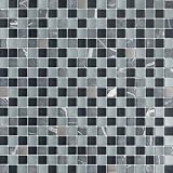 QUANTUM NIGHT LAVOS BLEND Stone and Glass Mosaic Tiles For Kitchen Bathroom Backsplash, Shower Walls - Price is Per Tile