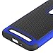 LK 3317643 Drop Protection Hybrid Dual Layer Armor Defender Protective Case for ASUS ZenFone 2E - Blue