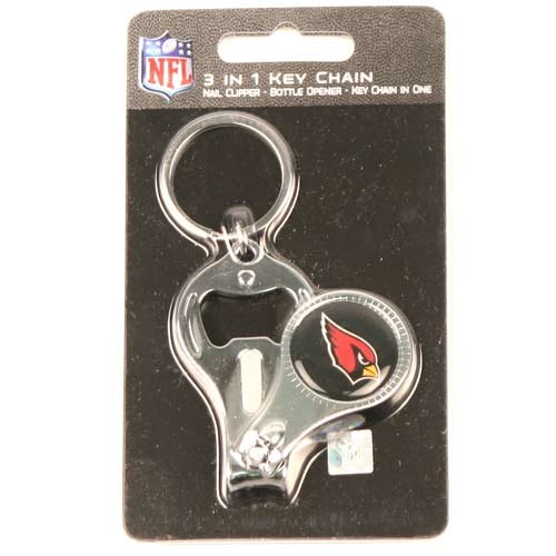Arizona Cardinals NFL 3 in 1 Keychain