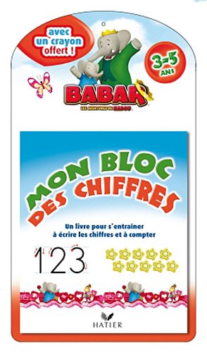 Babar - Mon bloc des chiffres 3-5 ans
