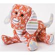 Coral Orange Mini Quilti Dog