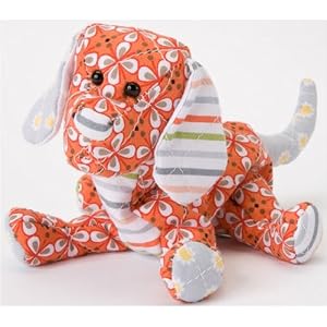 Coral Orange Mini Quilti Dog