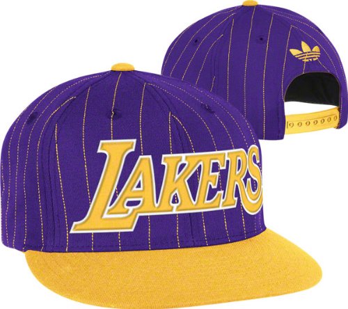 Los Angeles Lakers adidas Originals Purple Buzzer-Beater Flat Brim Snapback Adjustable Hat