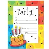 Cake Celebration Invitation Postcards