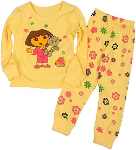[Baby Tree]Unisex-baby Long-sleeved T-shirts, pajamas Set .Dora