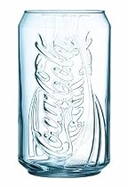 BHL Coca Cola Can Shape Glass Tumbler, 37cl, Set of 3