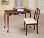 Cherry Finish Queen Anne Writing Desk with Chair