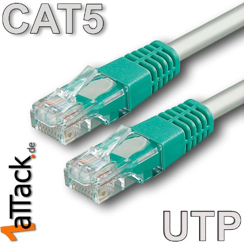 1aTTack CAT 5e Crossover UTP Netzwerk Patch-Kabel mit 2x RJ45 Stecker 0,25m Preisvergleich