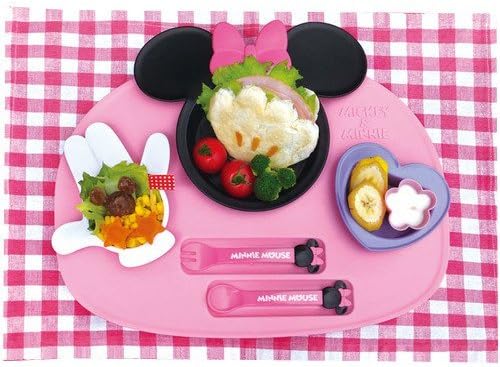 Nishiki Kasei [Meal Is Fun] Minnie Mouse Icon Lunch Plate by Nishiki Kasei