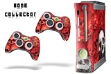 New XBOX 360 Console Protective Skin - BoneCollector - Red