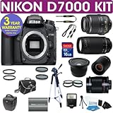 Nikon D7000 Digital Camera + Nikon 18-105mm VR Lens + Nikon 70-300mm Lens + ....