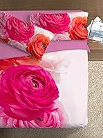 Ipersan Juego De Funda Nórdica Piazzato Fine Art Disegno Bouquet (Fucsia/Cereza)