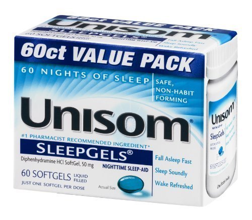 Unisom SleepGels Nighttime Sleep-Aid Softgels - 60 Ea