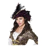 Purple pirate hat for women