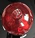 Hummingbird Feeder by Grateful Gnome - Large Hand Blown Stained Glass Feeder for Garden, Patio, Outdoors, Window with Accessories S-Hook, Ant Moat, Brush - 20 fl oz, Red Egg Design