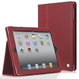 CaseCrown Bold Standby Case (Red) for iPad 4th Generation with Retina Display, iPad 3 & iPad 2 (Built-in magnet for sleep / wake feature)by CaseCrown
