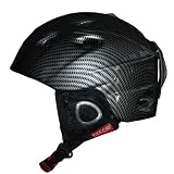 Cox Swain Ski-/Snowboard Helm Inmold Recco 2010 - mit Lawinenreflektor, Farbe: Carbon, Größe: XL