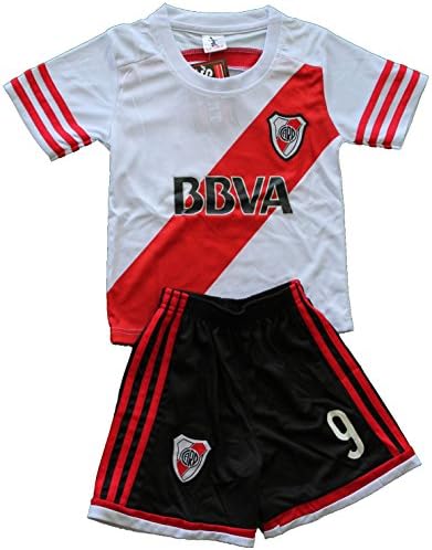 2014/2015 RIVER PLATE HOME CAVENAGHI 9 FOOTBALL SOCCER KIDS JERSEY & SHORT (8-9 YEARS)