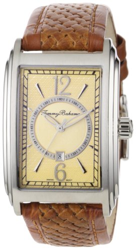 Tommy Bahama Swiss Men's TB1174 Bali Custom Tank Case with Retro Side Details Watch