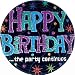 The Party Continues Birthday Prismatic Lunch Plates 8ct