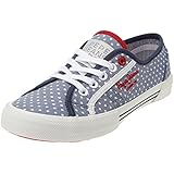 Pepe Jeans London Women's ABERLADY DOTS Low-Top Trainer