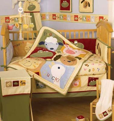 Critter Chatter Baby Bedding